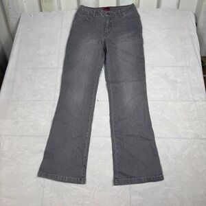 Westport Womens‎ Bootcut Leg Jeans Gray Denim Stretch Zipper Fly 5-Pocket Size 4